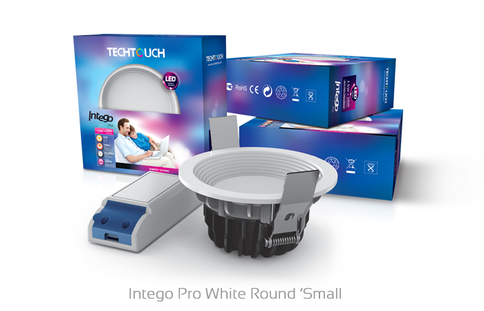 Luxram Techtouch Intego Pro White Round Small